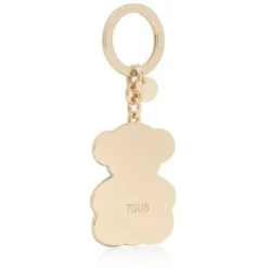 Llavero azul TOUS Bear Faceted