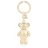 Llavero Oso Teddy Bear dorado
