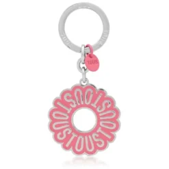 Llavero rosa TOUS Circle Logo