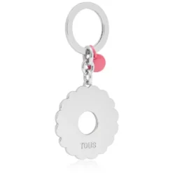 Llavero rosa TOUS Circle Logo