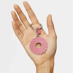Llavero rosa TOUS Circle Logo
