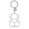 Llavero Silhouette plateado Bold Bear