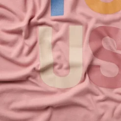 Manta de bebé Geome rosa