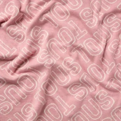 Manta de bebé reversible Nilo logo TOUS rosa