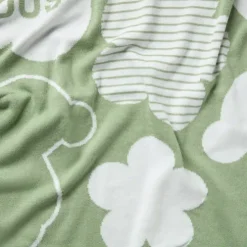 Manta de bebé reversible Nilo multi motivos bruma