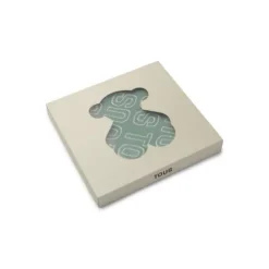 Manta de bebé reversible Nilo logo TOUS bruma