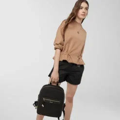 Mochila Brunock Chain de Lona en color negro