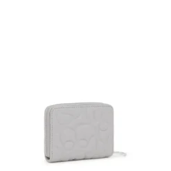 Monedero de piel gris TOUS Greta