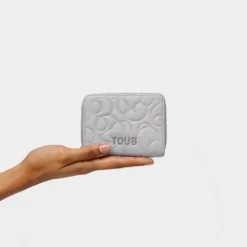 Monedero de piel gris TOUS Greta