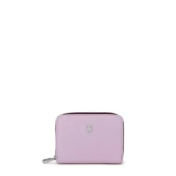 Monedero mediano malva New Dubai Saffiano