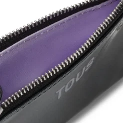 Monedero tarjetero negro New Dorp
