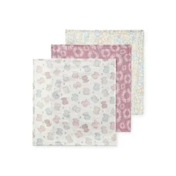 Muselina pack de 3 MMuse rosa