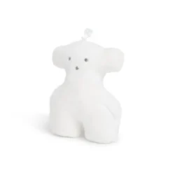 Osito musical pelo rizado Blanco