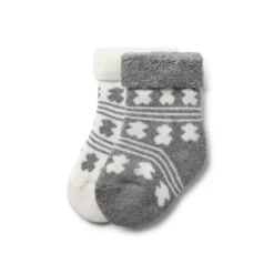 Pack de 2 pares de calcetines de bebé SSocks gris