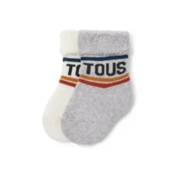Pack de 2 pares de calcetines de bebé SSocks gris