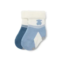 Pack de 2 pares de calcetines de bebé SSocks azul