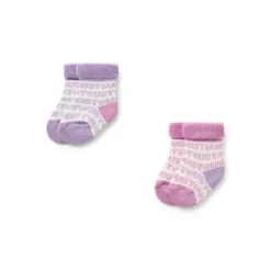 Pack de 2 pares de calcetines de bebé SSocks rosa