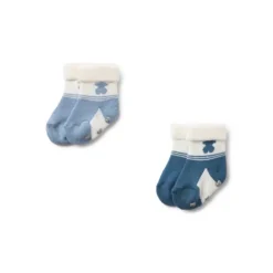 Pack de 2 pares de calcetines de bebé SSocks azul