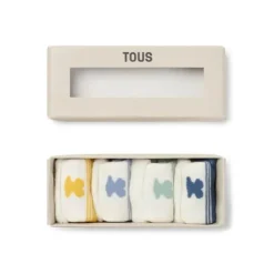 Pack de 4 pares de calcetines de bebé SSocks azul