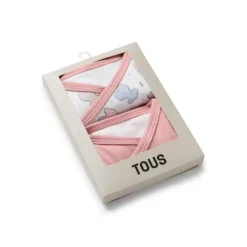 Pack de bodys de bebé cruzados Colors rosa