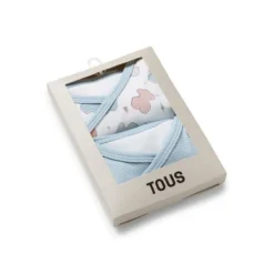 Pack de bodys de bebé cruzados Colors azul