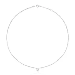 Pack de collares de plata y perlas cultivadas, corazón y oso Mini Icons