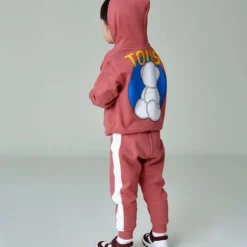 Pantalón deportivo Casual granate