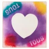 Pañuelo cuadrado beige TOUS Heart