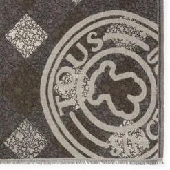 Pañuelo Kaos Mini Stamp Jacquard marrón
