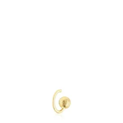 Pendiente suelto aro de oro Sylvan