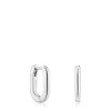 Pendientes aro cortos de plata 18,2 mm Basicos