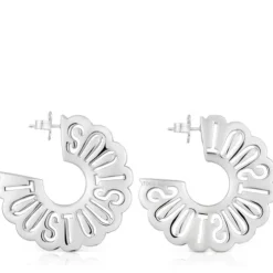 Pendientes aro de plata Miranda