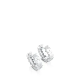 Pendientes aro de plata Puppies