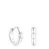 Pendientes aro oso de plata TOUS Basics