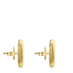 Pendientes bicolor Oursin