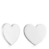 Pendientes corazón de plata 27 mm Sweet Dolls