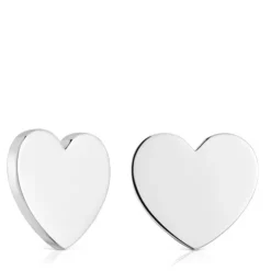 Pendientes corazón de plata 27 mm Sweet Dolls