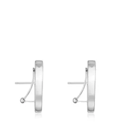 Pendientes corazón de plata 27 mm Sweet Dolls