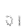 Pendientes de aro de plata 12 mm Bold Bear