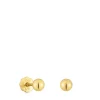 Pendientes de oro 4 mm Basics