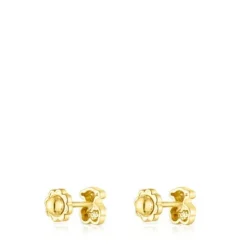 Pendientes de oro amarillo Puppies