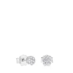 Pendientes de oro blanco y diamantes TOUS Diamonds