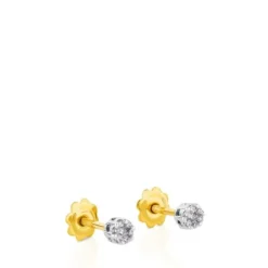 Pendientes de oro blanco y diamantes 0,08ct TOUS Diamonds