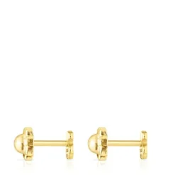Pendientes de oro motivo oso 0,4cm Baby TOUS