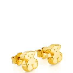 Pendientes de oro motivo oso de 0,8cm, Sweet Dolls