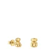 Pendientes de oro oso Bold Bear