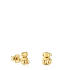 Pendientes de oro oso Bold Bear