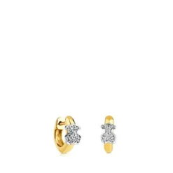 Pendientes de oro y diamantes Gen