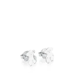 Pendientes de plata 1cm. TOUS Bear