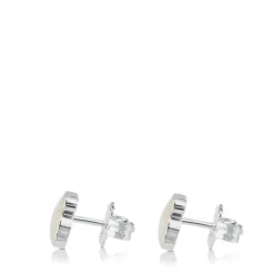 Pendientes de plata y nácar facetado motivo oso TOUS Color
